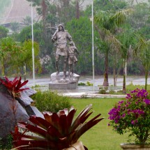 Wilhelm Tell monument in the Queijaria Suica (Swiss dairy) between Teresopolis and Nova Friburgo